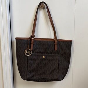 Michael Kors Dark Brown Signature Tote